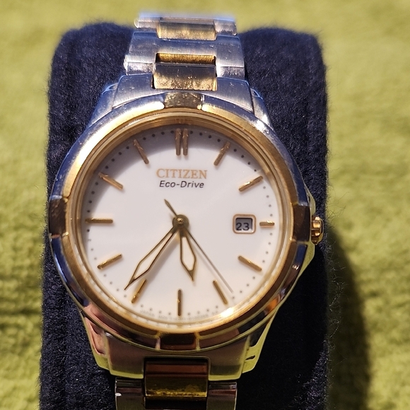 Citizen Eco-Drive Silhouette Two-tone Watch - E011-S091047 main image 7
